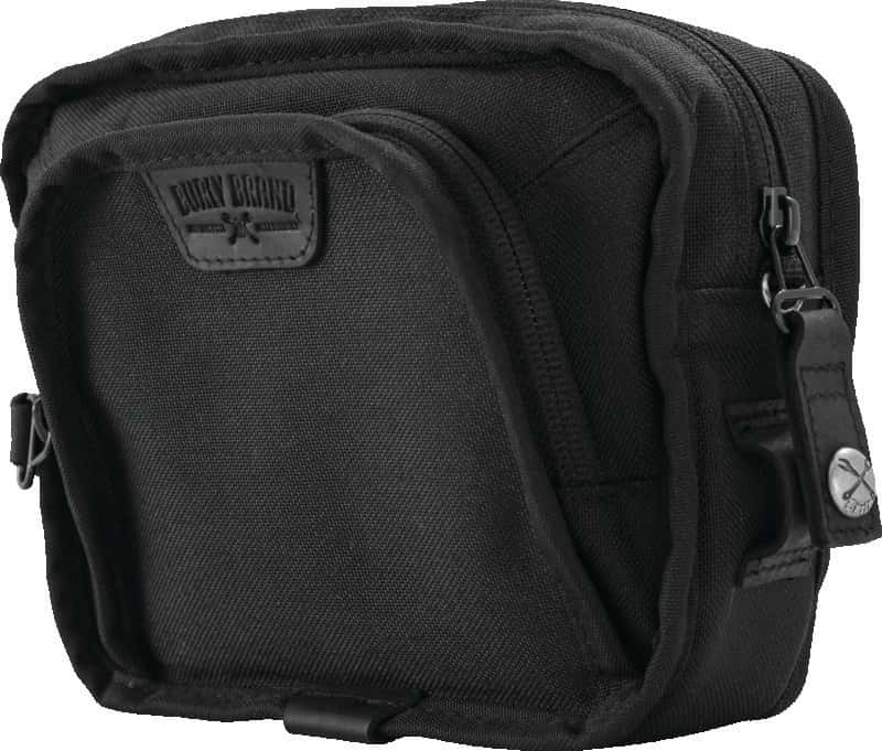 Burly Brand — Burly Brand Handlebar Bag - Black - view 1
