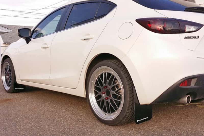 Rally Armor — Rally Armor 14-18 Mazda3 Red UR Mud Flap w/White Logo
Mud Flap - view 6