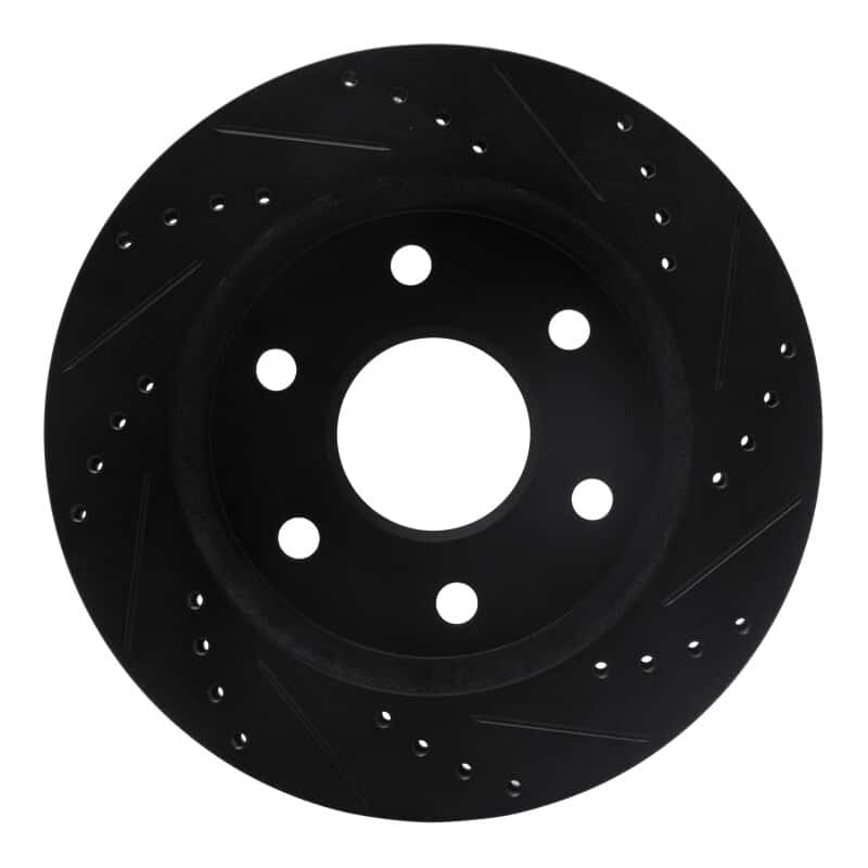 R1 Concepts — R1 99-08 Cadillac Escalade ESV Front Left Drilled & Slotted Black Brake Rotor
R1 Brake Rotor Drill - view 5