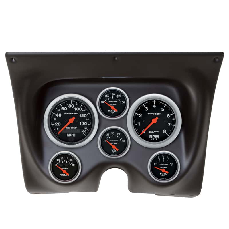 AutoMeter — Autometer Sport-Comp 67-68 Camaro/Firebird Dash Kit 6pc Tach / MPH / Fuel / Oil / WTMP / Volt
GA KT CA/FRBD 67-8 S - view 1