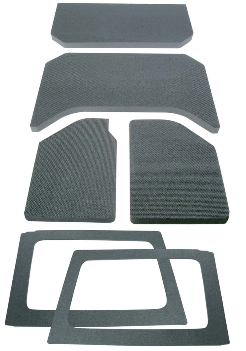 DEI — DEI 11-18 Jeep Wrangler JK 4-Door Boom Mat Complete Headliner Kit - 6 Piece - Gray
Sound Dampening Kit - view 7