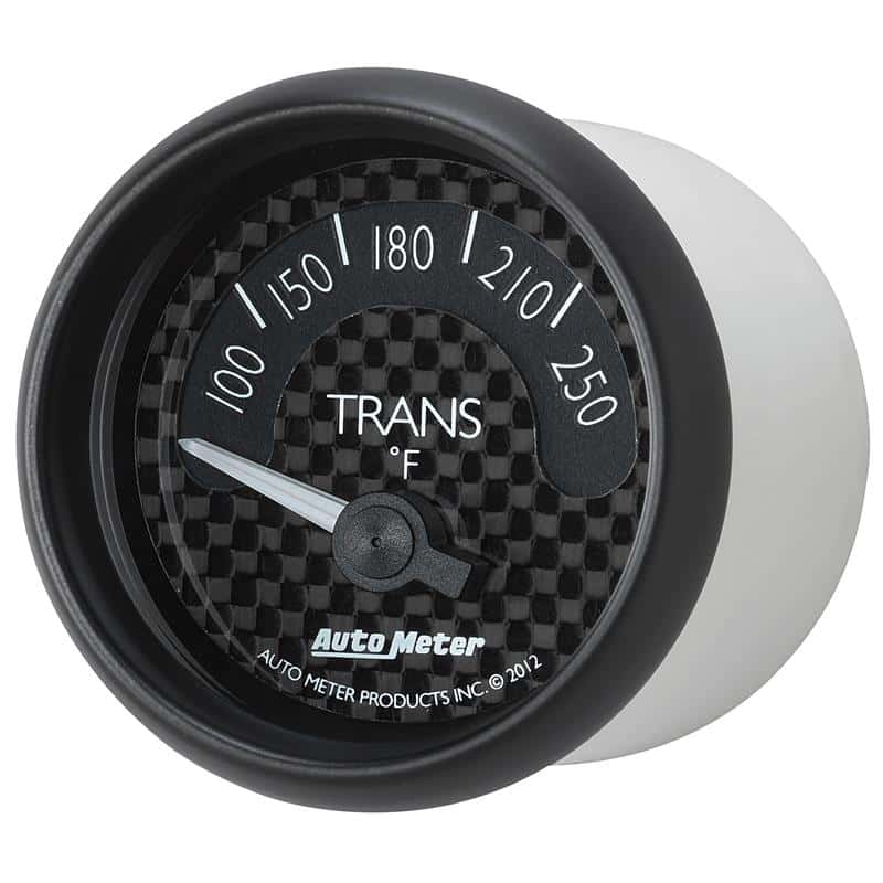 AutoMeter — Autometer GT Series 52mm Short Sweep Electronic 100-250 Deg F Transmission Temperature
2-1/16" TRANS TEMP, - view 3