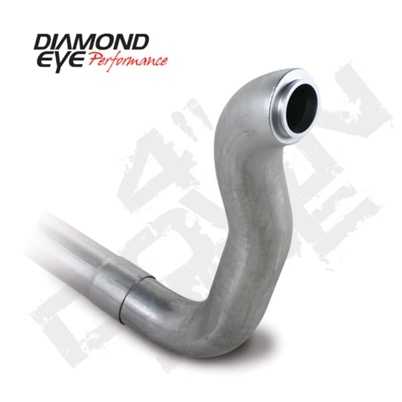 Diamond Eye Performance — Diamond Eye Downpipe 4in TB Single AL DODGE 5.9L 2500/3500 89-93 4X4 ONLY
DP; 4in.; AL: DDG4X4 - view 2