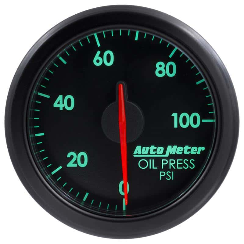 AutoMeter — Autometer Airdrive 2-1/6in Oil Pressure Gauge 0-100 PSI - Black
GA 2" OILP AIRDRV BK - view 5