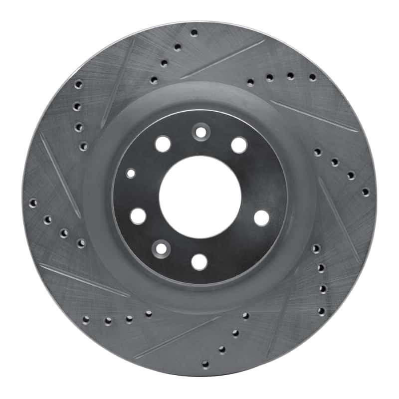R1 Concepts — R1 07-15 Mazda CX-9 Front Left Drilled & Slotted Silver Brake Rotor
R1 Brake Rotor Drill - view 1