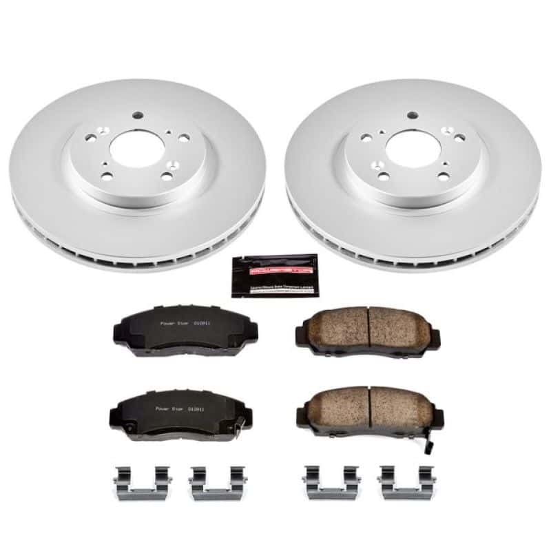 PowerStop — Power Stop 01-03 Acura CL Front Z17 Evolution Geomet Coated Brake Kit - view 1