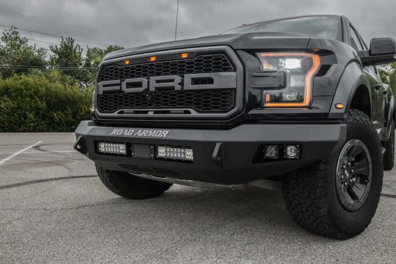 Road Armor — Road Armor 17-20 Ford Raptor Stealth Front Non-Winch Bumper - Tex Blk - view 8