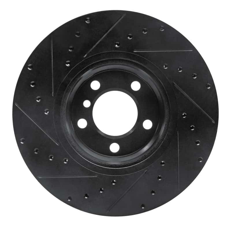 R1 Concepts — R1 12-18 BMW 228I Front Left Drilled & Slotted Black Brake Rotor
R1 Brake Rotor Drill - view 5
