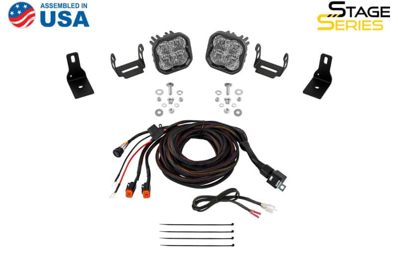 Diode Dynamics — Diode Dynamics 2022+ Ford Maverick SS3 Sport Stage Series Ditch Light Kit White Combo - view 5
