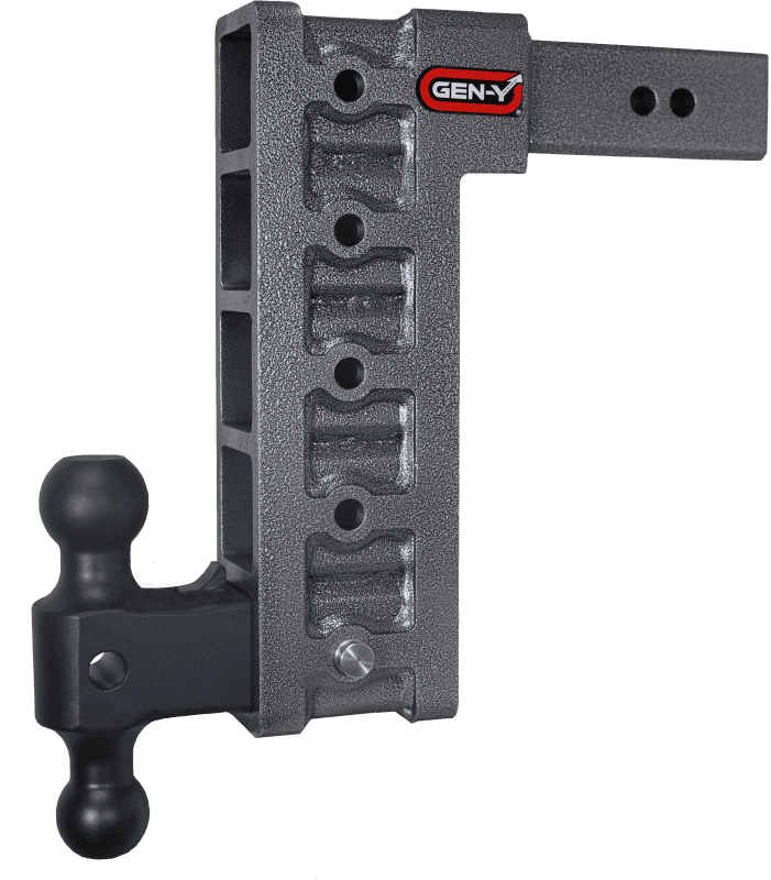 GEN-Y Hitch — Gen-Y Mega Duty 2.5in Shank 12in Drop 3K TW 21K Hitch w/GH-061 Dual-Ball
Drop Hitch - view 2