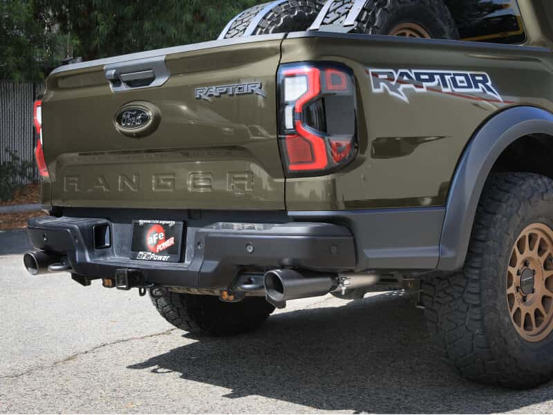 aFe — aFe Vulcan Series 3in 304SS Cat-Back Exhaust 24-25 Ford Ranger Raptor V6-3.0L (tt) w/ Black Tips
Cat-Back Exhaust - view 4