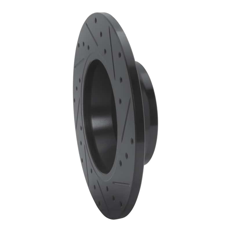 R1 Concepts — R1 08-15 Audi TT Quattro Rear Left Drilled & Slotted Black Brake Rotor
R1 Brake Rotor Drill - view 4