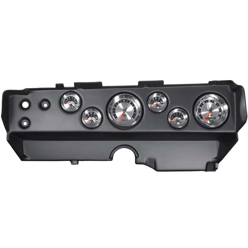 AutoMeter — Autometer American Muscle Gauge Kit 6 Pc Ebody/Cuda/Challenger 70-74 Tach/Mph/Fuel/Oilp/Wtmp/Volt
GA KT EBODY 70-74 AM - view 1
