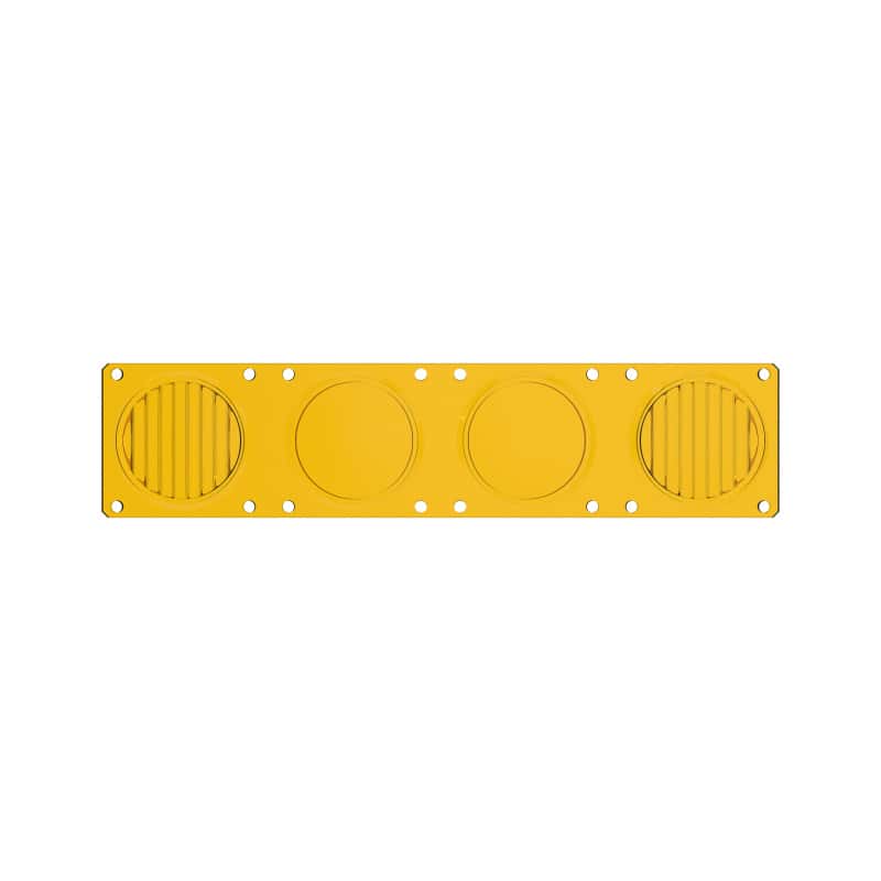 KC HiLiTES — KC HiLiTES FLEX ERA LED Performance Yellow Combo Lens for Light Bars - view 2