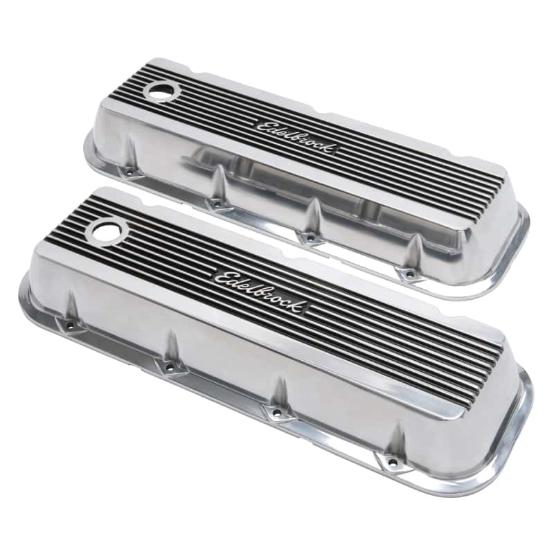 Edelbrock — Edelbrock Valve Cover Elite II Chevrolet 1965 and Later 396-502 Big Block V8 Polished
ELITE - view 6