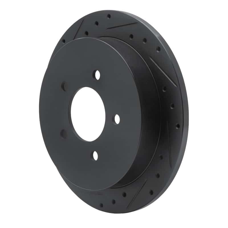 R1 Concepts — R1 97-04 Ford F-150 RWD Rear Left Drilled & Slotted Black Brake Rotor
R1 Brake Rotor Drill - view 2