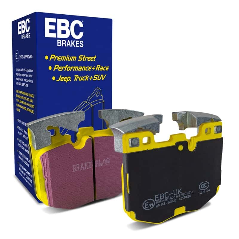 EBC — EBC 2017+ BMW 530 2.0L Turbo (G30) Yellowstuff Front Brake Pads
Disc Brake Pad - view 1