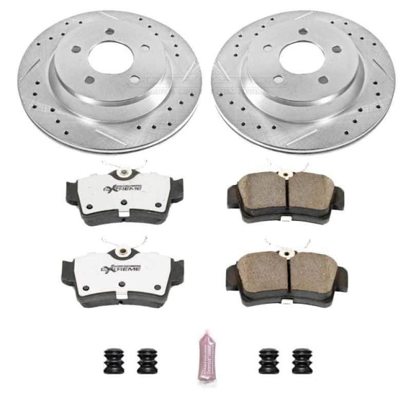 PowerStop — Power Stop 94-99 Ford Mustang Rear Z26 Street Warrior Brake Kit - view 1