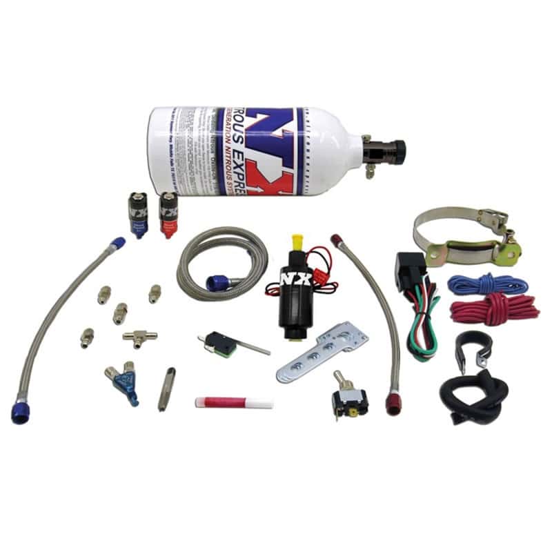 Nitrous Express — Nitrous Express Single Cyl Piranha Nitrous Kit w/2.5lb Bottle
Injection System Kit
N2OSys - view 1