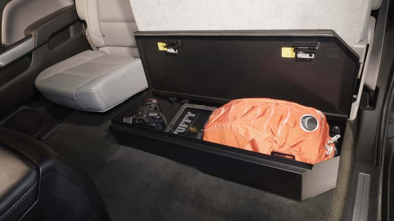 Tuffy Products — Tuffy Underseat Lockbox 2/3 Length W/ Keyed Lock For Chevrolet Silverado & Gmc Sierra
Lockbox - view 19