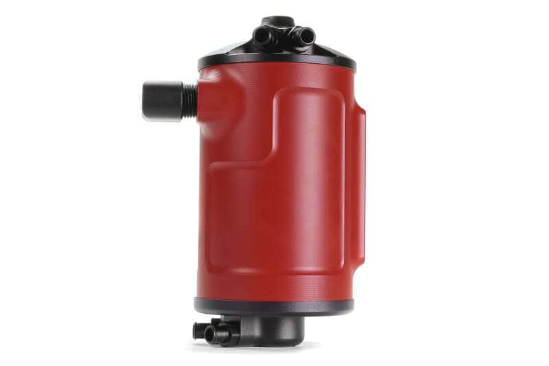 Perrin Performance — PERRIN 02-21 Subaru WRX / 04-21 STI Air Oil Separator - Red - view 4