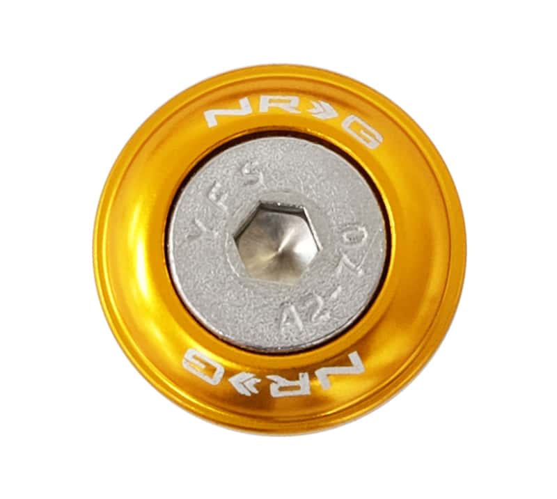 NRG — NRG Fender Washer Kit w/Rivets For Plastic (Rose Gold) - Set of 10 - view 2