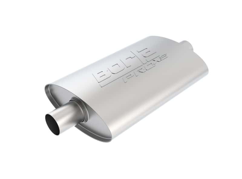 Borla — Borla Pro-XS 2inch, 2inch, 14inch x 9-1/2inch x 4inch Oval Cen/Cen w/o Notch Turbo Muffler
ProXS Muffler
Muffler - view 1