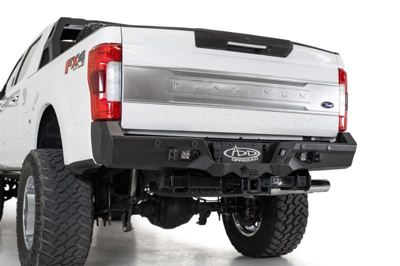 Addictive Desert Designs — Addictive Desert Designs 17-20 Ford Super Duty Bomber HD Rear Bumper w/ Mounts For Cube Lights
Bumper- Rear
Bumpers - view 7