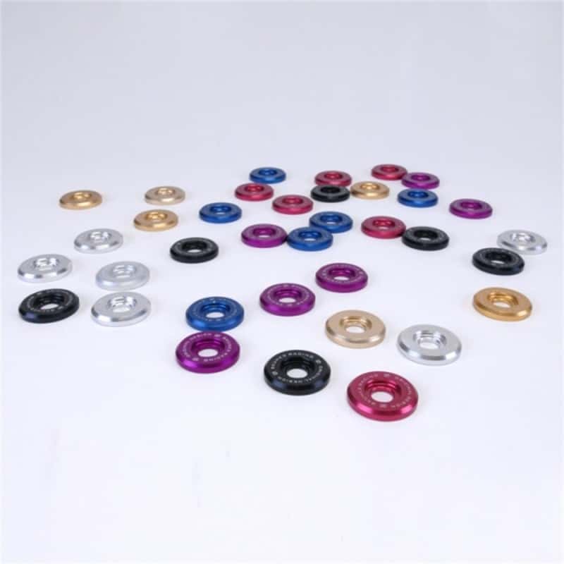 Skunk2 Racing — Skunk2 Large Fender Black Anodized Washer Kit (6 Pcs.)
Engine Dress-Up Kit - view 4
