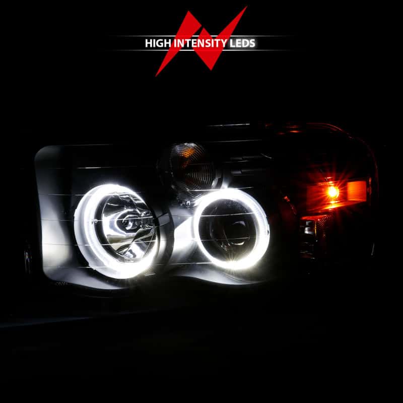 ANZO — ANZO 2002-2005 Dodge Ram 1500 Projector Headlights w/ Halo Black Clear Amber
Head Light Set
HdLtSet - view 13