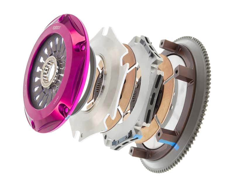 Exedy — Exedy 2008-2015 Mitsubishi Lancer Evolution GSR L4 Hyper Twin Cerametallic Clutch Sprung
Hyper Multi Series
Clutch Kit - view 2