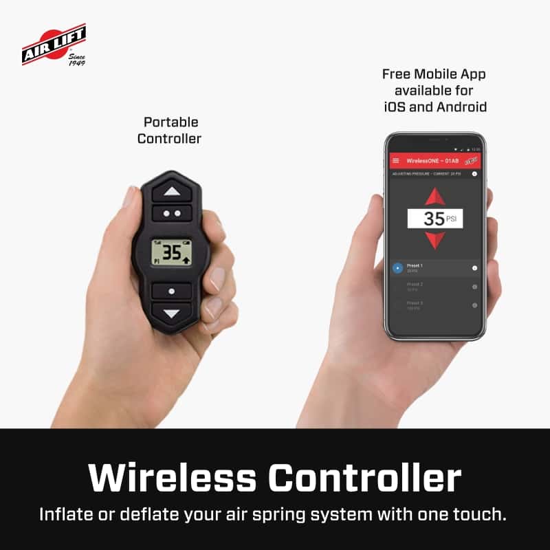 Air Lift — Air Lift Wireless One (2nd Generation) w/EZ Mount - view 10