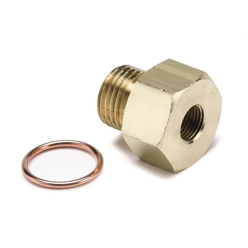 AutoMeter — Autometer Metric Oil Pressure Adapter - 1/8in NPT to M16x1.5
1/8 NPT-M16x1.5 FIT - view 2