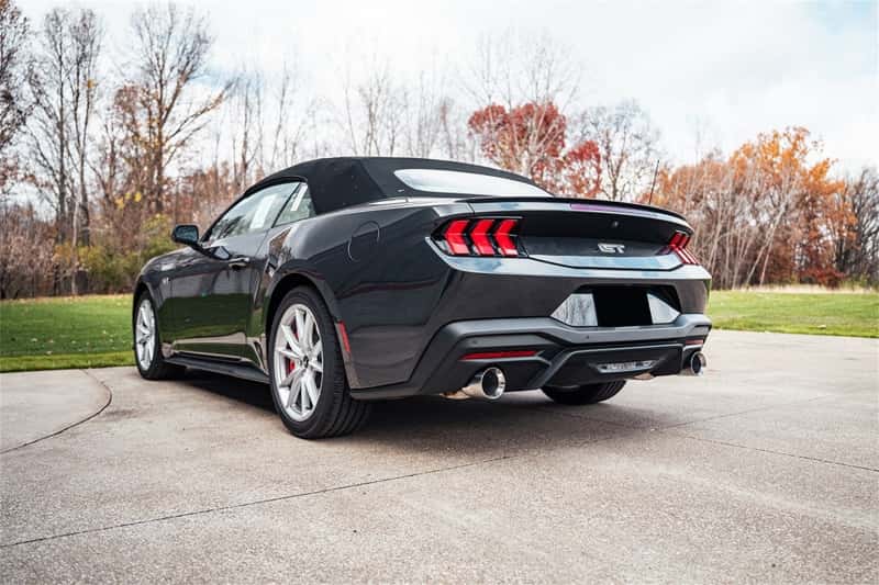 CORSA Performance — Corsa 24+ Ford Mustang GT Conv. Xtreme Cat-Back Ex. Sys. 3.0in Dual Rear Ex w/4.5in StraightCut Tips
Exhaust - view 4