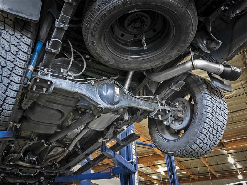 aFe — aFe MACH Force-Xp 2-1/2in 304 SS Cat-Back Exhaust w/Black Tips 2016+ Toyota Tacoma L4-2.7L / V6-3.5L
Cat-Back Exhaust - view 7