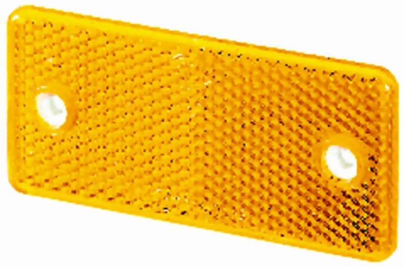 Hella — Hella Reflex Reflector Yellow 8Ra - view 2