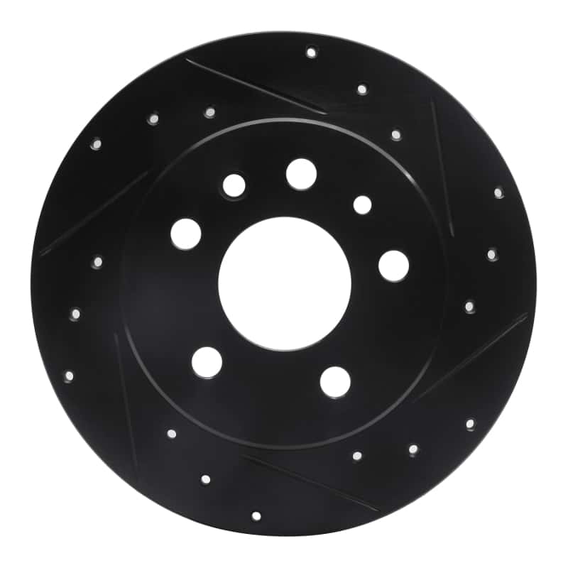 R1 Concepts — R1 61-91 Mercedes-Benz 220 Rear Right Drilled & Slotted Black Brake Rotor
R1 Brake Rotor Drill - view 1