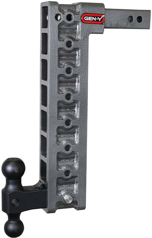 GEN-Y Hitch — Gen-Y Mega Duty 2in Shank 17.5in Drop 2K TW 16K Hitch w/GH-051 Dual-Ball/GH-0100 Stabilizer Kit
Drop Hitch - view 3