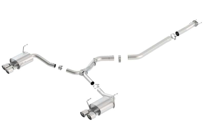 Borla — Borla 15-16 Subaru WRX / STI 2.5L S-Type Cat-Back Exhaust Quad Rd RL Tips
Cat-Back System
ExhstSysKt - view 3