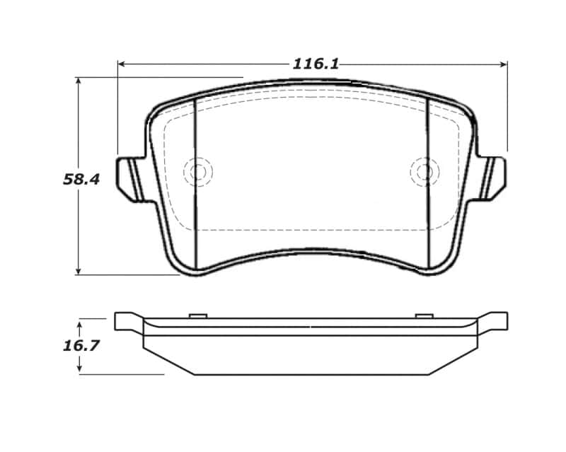 Stoptech — StopTech Street Touring Brake Pads
Brake Pads W/Hrdwr - view 4