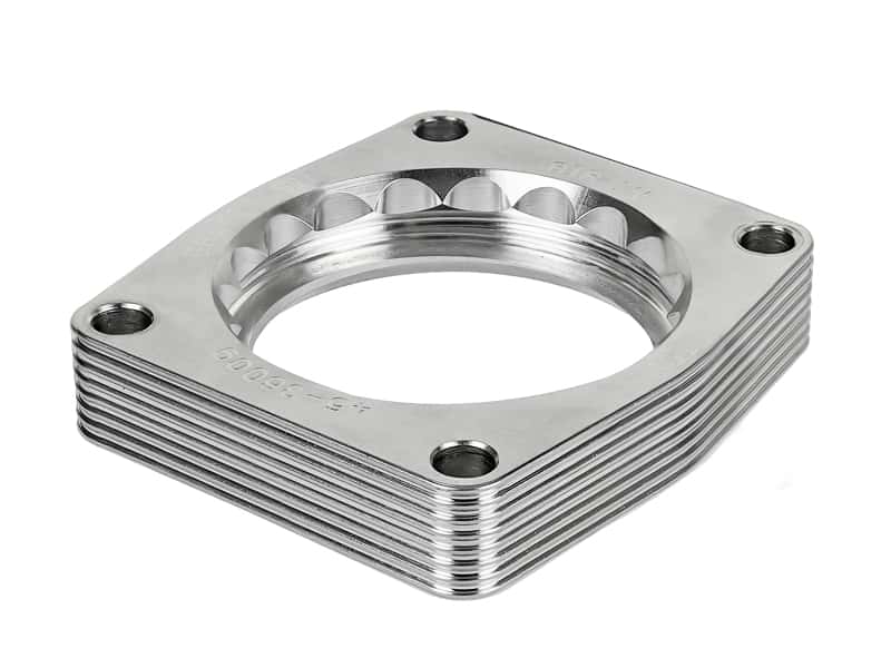 aFe — aFe Silver Bullet Throttle Body Spacer TBS 17-19 Nissan Patrol (Y61) I6-4.8L
Throttle Body Spacer - view 2