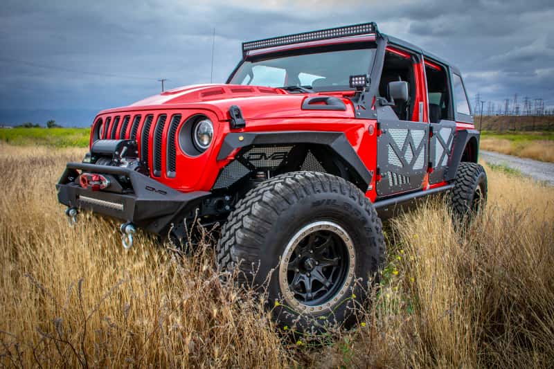DV8 Offroad — DV8 Offroad 18+ Jeep JL Heat Dispersion Hood - Primer Black
Hood - view 6