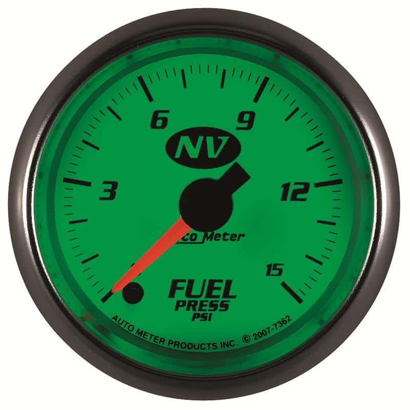 AutoMeter — AutoMeter Gauge Fuel Pressure 2-1/16in. 15PSI Digital Stepper Motor NV
2-1/16" FUEL PRESS, - view 3