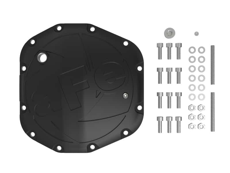 aFe — aFe POWER Differential Cover Jeep Wrangler (JL) 18-25 L4-2.0L (t)/ V6-3.6L (Dana M220)
Differential Cover - view 3