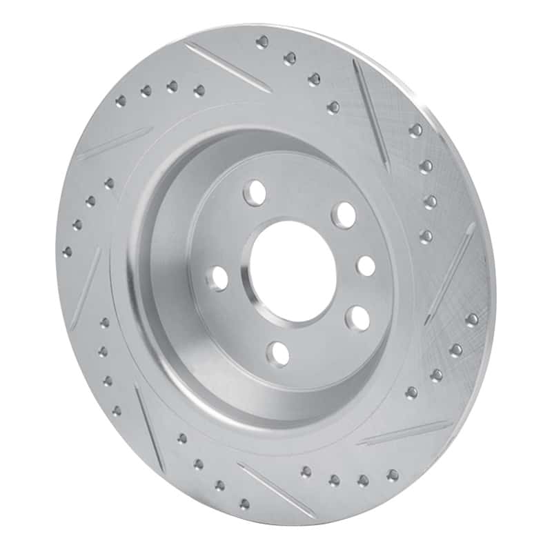 R1 Concepts — R1 09-15 Ford Focus RS (Mexico) Rear Left Drilled & Slotted Silver Brake Rotor
R1 Brake Rotor Drill - view 4