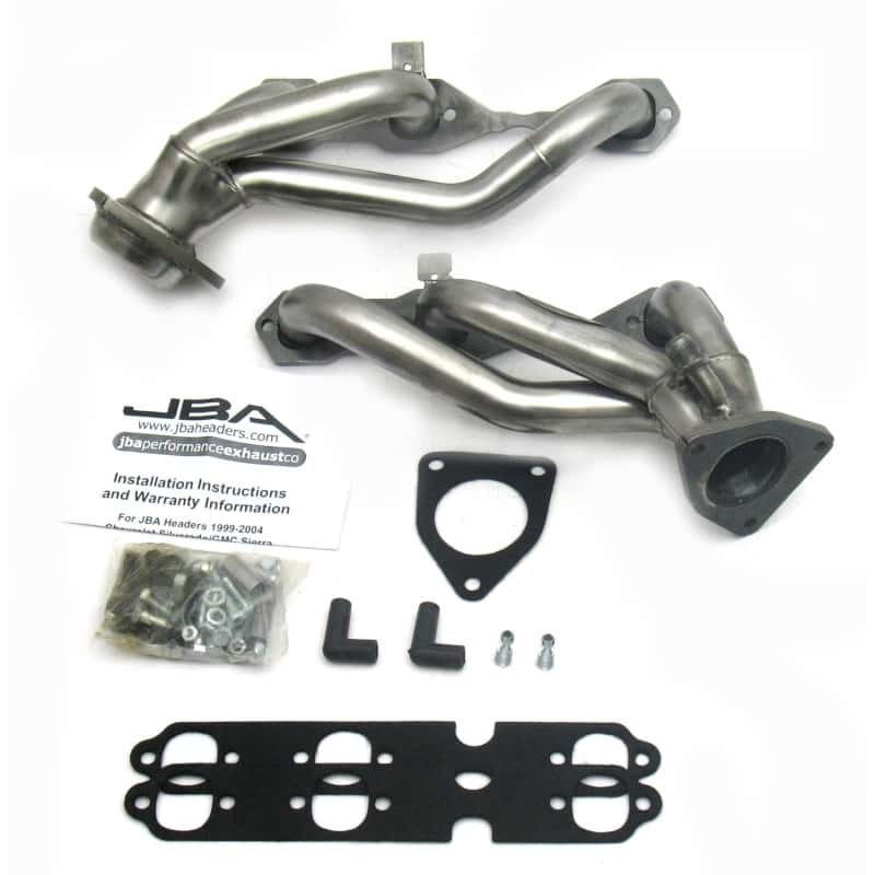 JBA — JBA 99-02 GM Truck 4.3L V6 w/o A.I.R. Injection 1-1/2in Primary Raw 409SS Cat4Ward Header
Exhaust Header - view 2