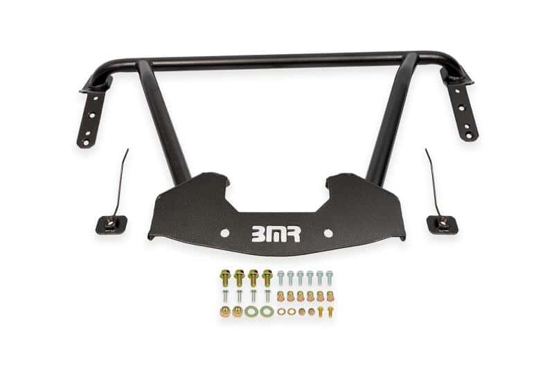 BMR Suspension — BMR 64-67 GM A-Body Bolt-On Front Reinforcement Chassis Brace - Black Hammertone
Front Chassis Brace - view 2