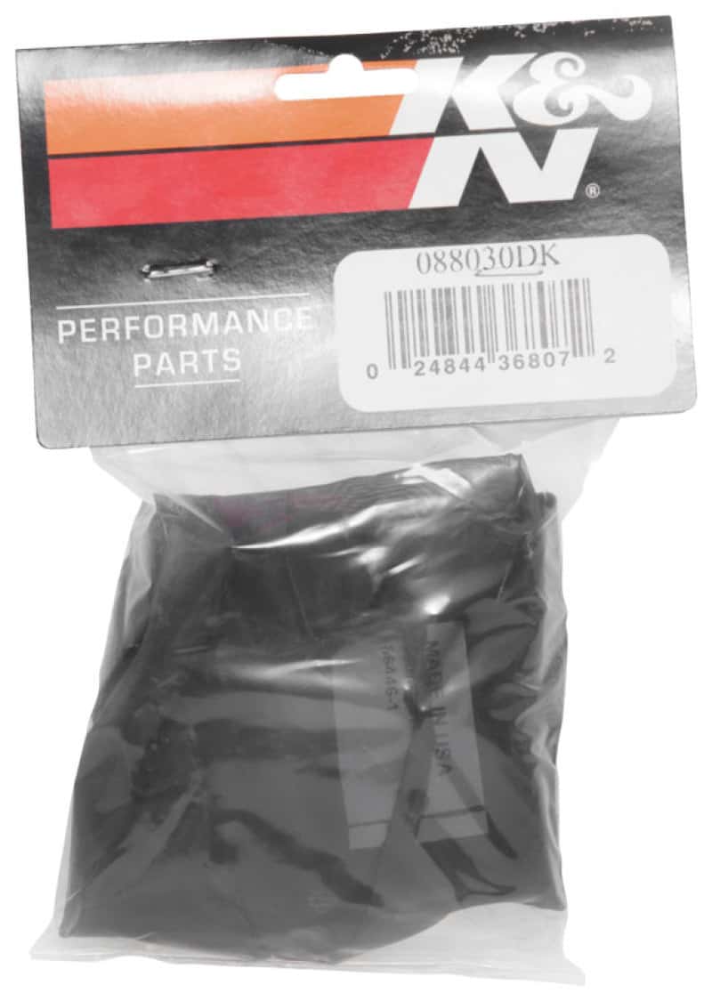K&N Engineering — K&N Drycharger Air Filter Wrap 8-3/4in X 10-1/4in X 3in Black - view 4