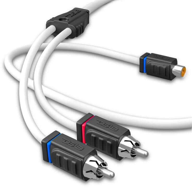 DS18 — DS18 Marine Grade Tinned Copper OFC RCA Wires 1 Female to 2 Male Splitter - view 2
