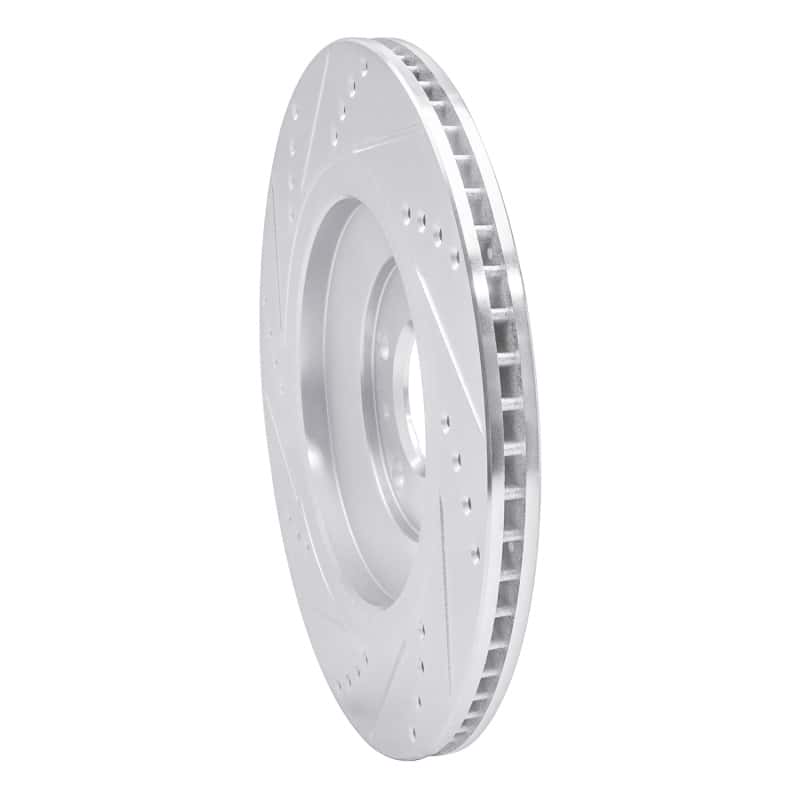 R1 Concepts — R1 04-18 Audi A8 Rear Right Drilled & Slotted Silver Brake Rotor
R1 Brake Rotor Drill - view 4